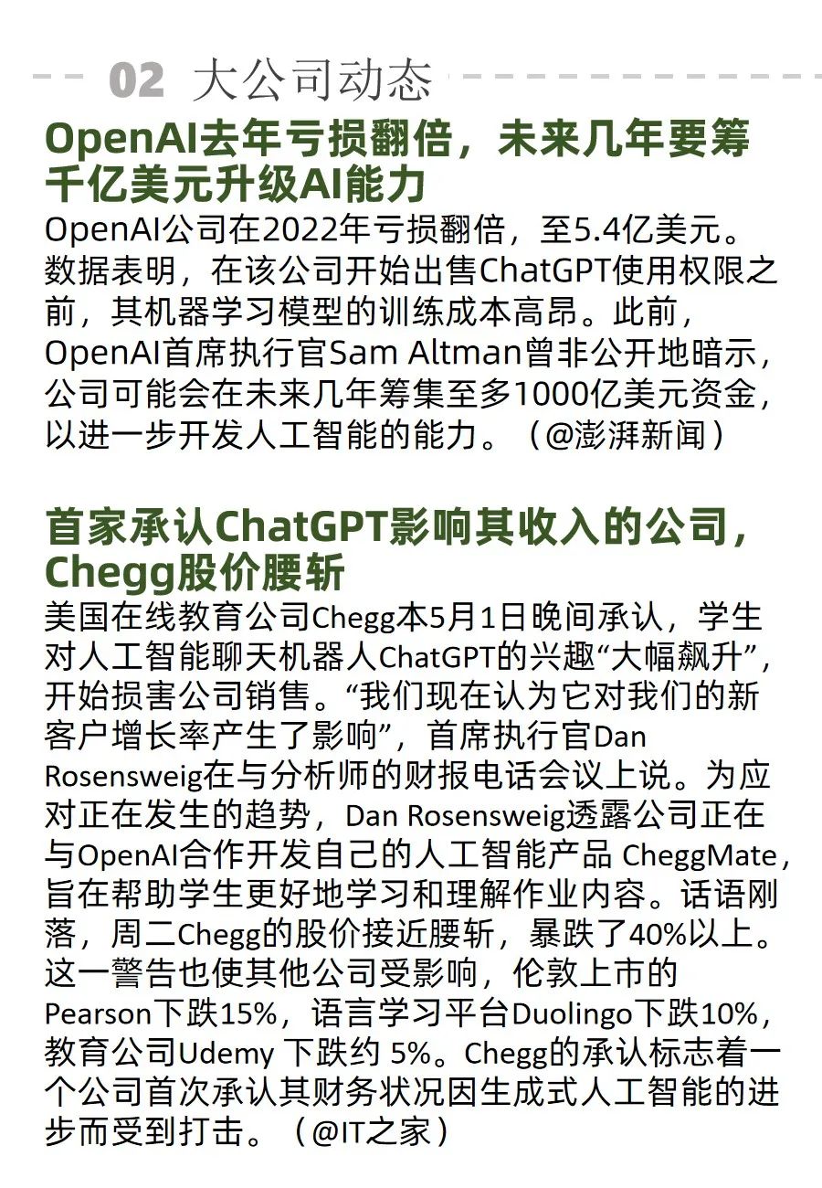 白宫宣布首个AI监管计划;OpenAI去年亏损翻倍,未来几年要筹千亿美元|AI周报_澎湃号·湃客_澎湃新闻-The Paper