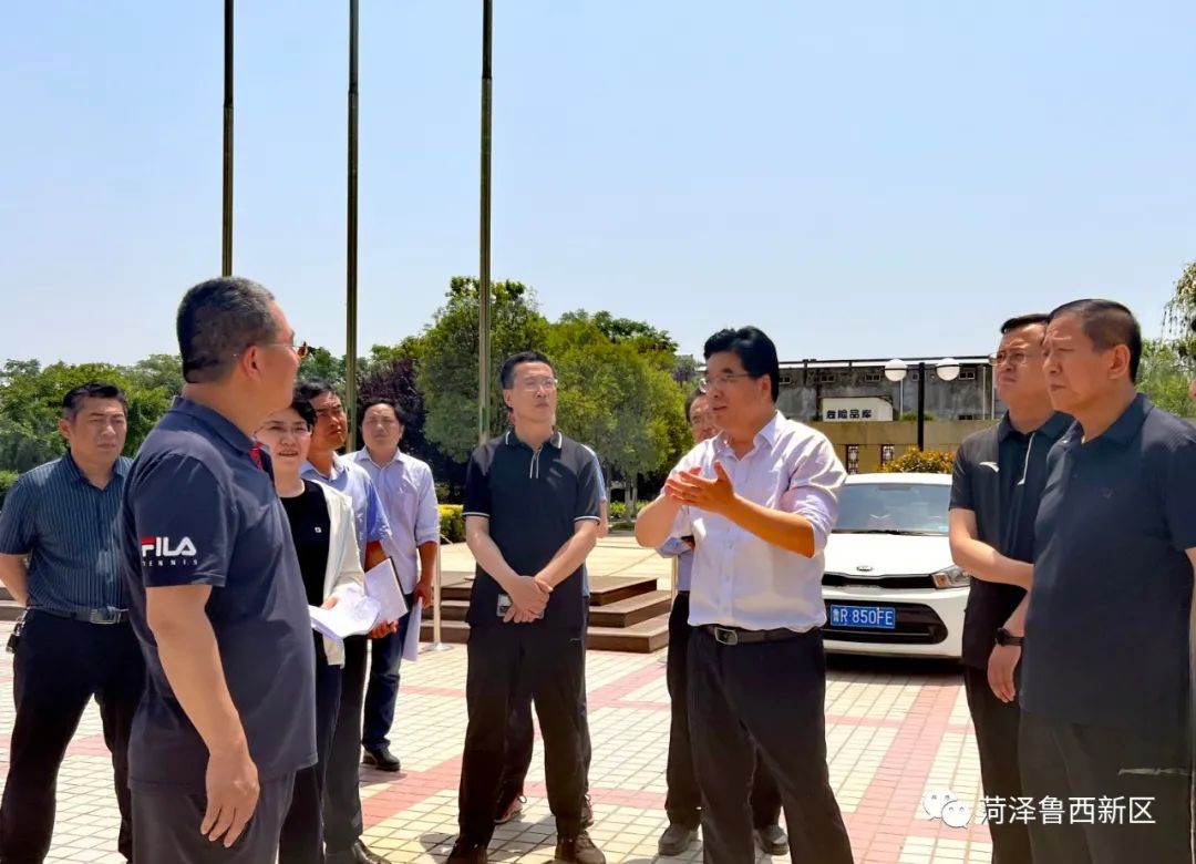 聂元科调研鲁西新区省市重点项目建设工作