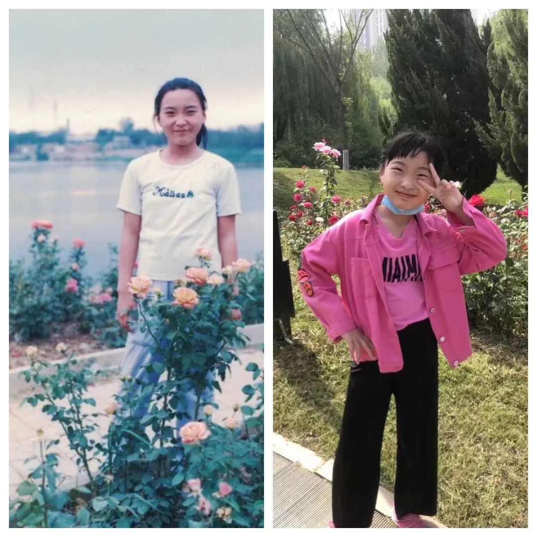 【节日说】同岁照片不同年 我和妈妈晒童年_澎湃号