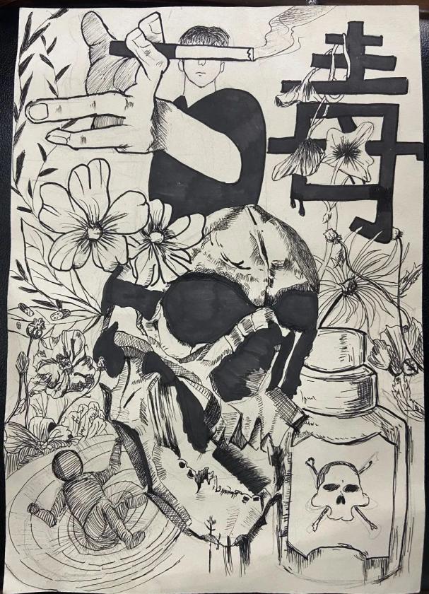 巧手显创意,童心绘禁毒——来自中小学生的禁毒创意作品