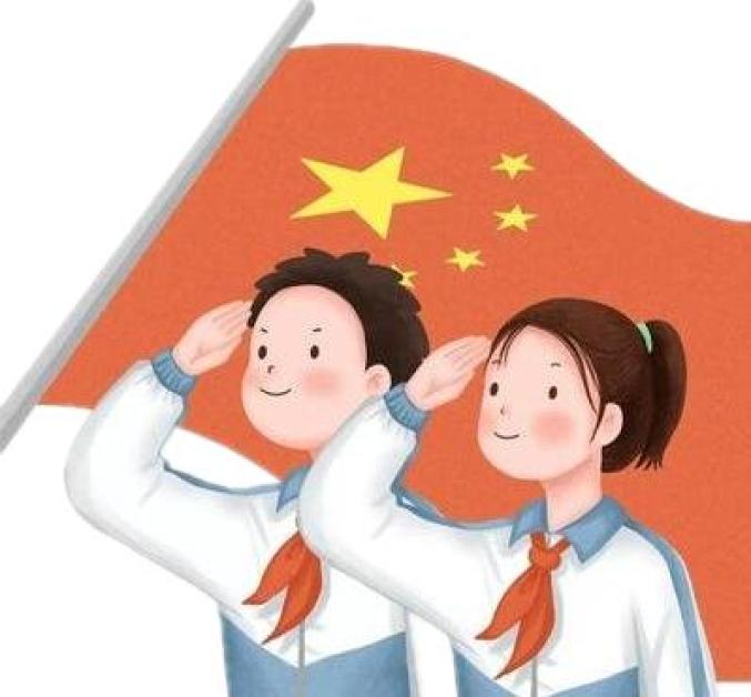 敬礼国旗头像图片