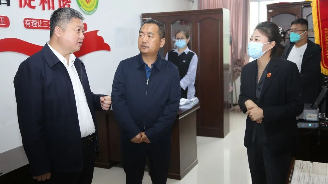 区委常委,政法委书记高宏炜到榆阳法院调研诉源治理工作_澎湃号·政务