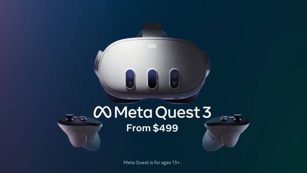 硬刚苹果MR头显，扎克伯格突然发布Meta Quest3