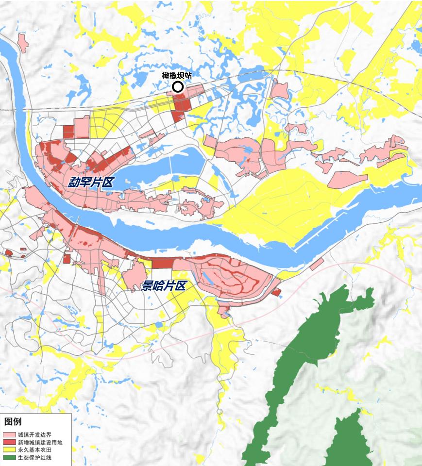 【县市动态】来看景洪市城市规划,了解全市域各地块相应功能