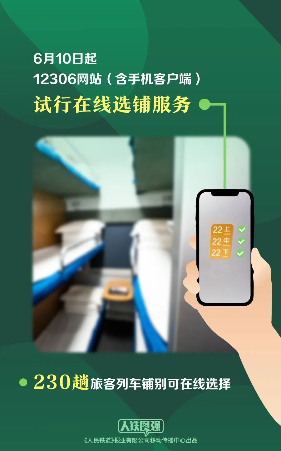火车票电话订票可以选铺吗_12306可在线选铺_12306高铁可以选座吗