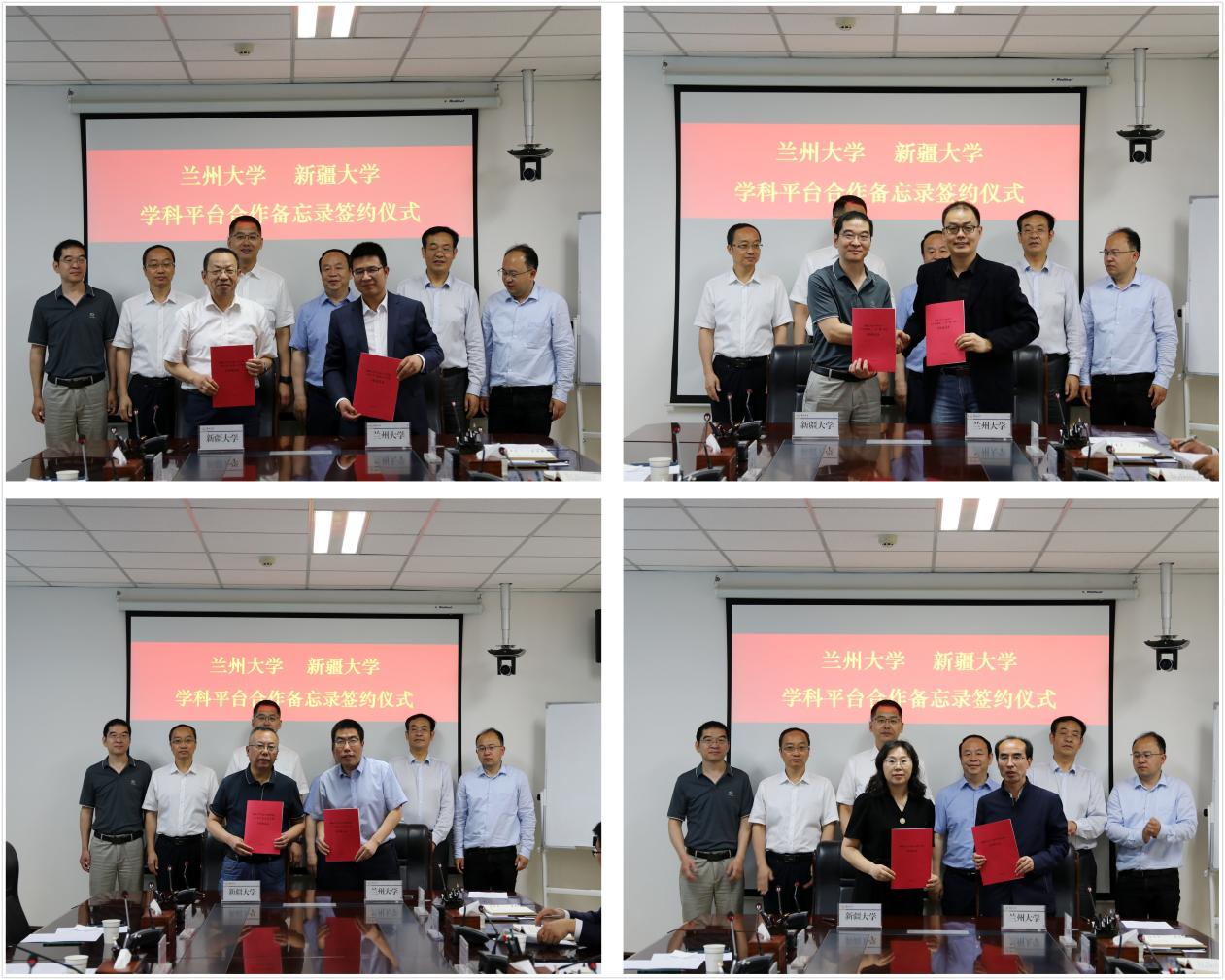 兰州大学副校长沙勇忠,勾晓华陪同调研.