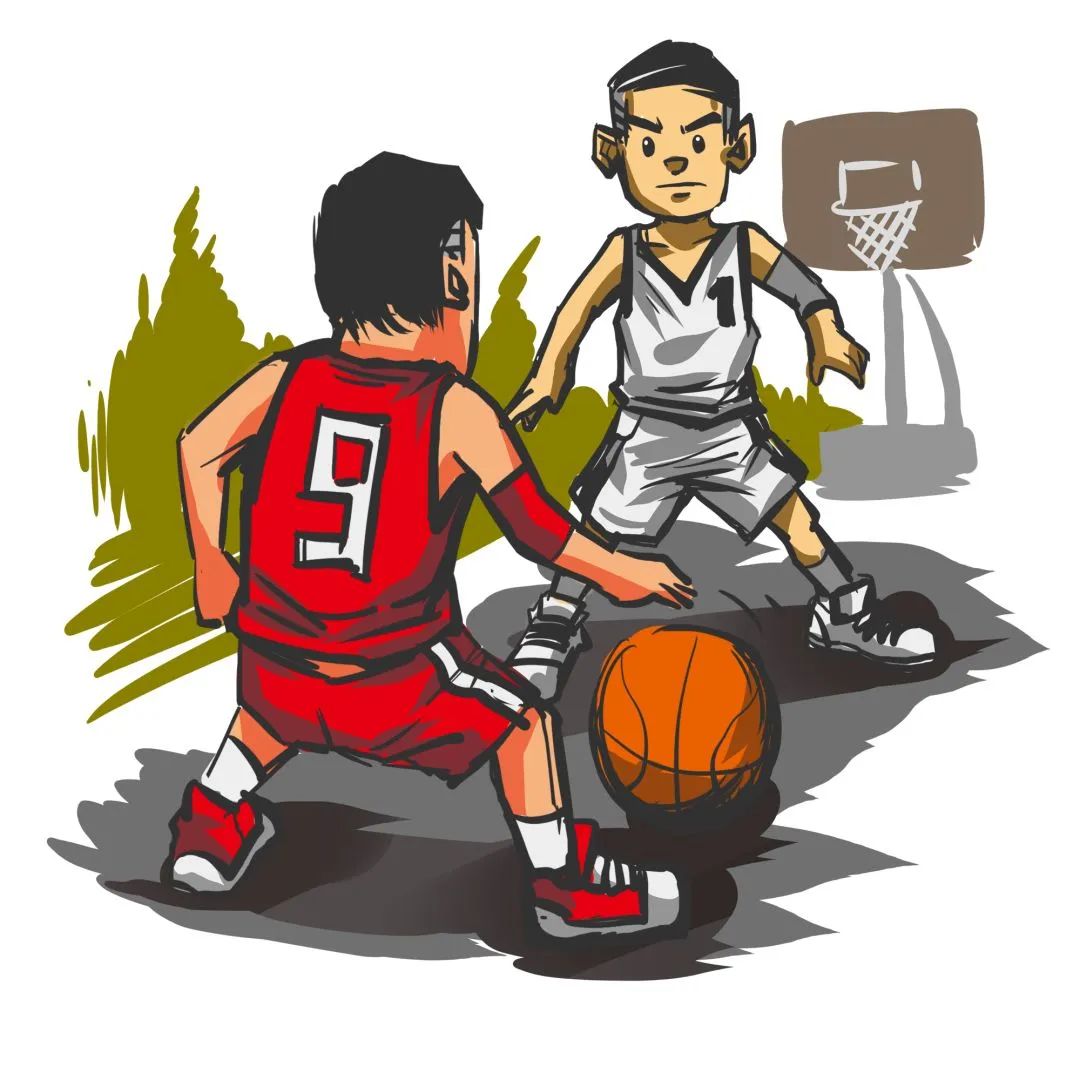 打篮球漫画头像图片