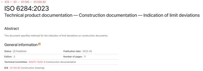我国牵头的第一部建筑制图国际标准ISO 6284：2023发布 助推建筑文件表达的数字化