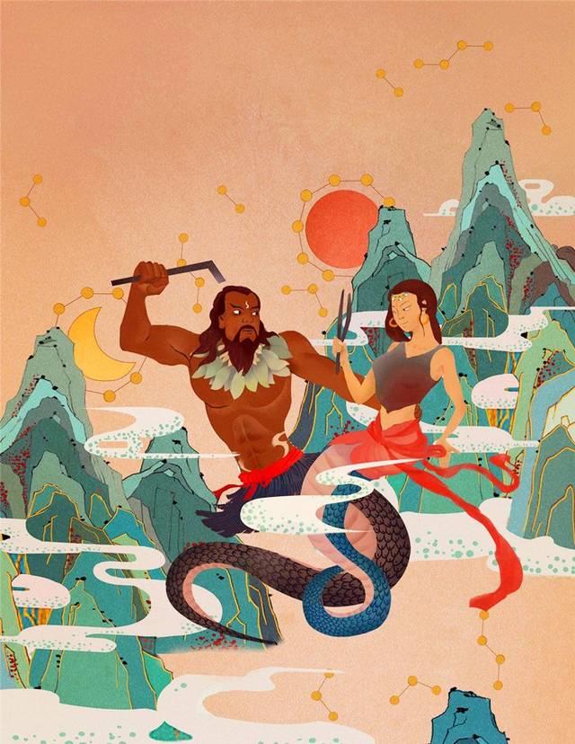 伏羲,华夏民族人文先始,三皇之首,百王之先,他是神话中人类的始祖.