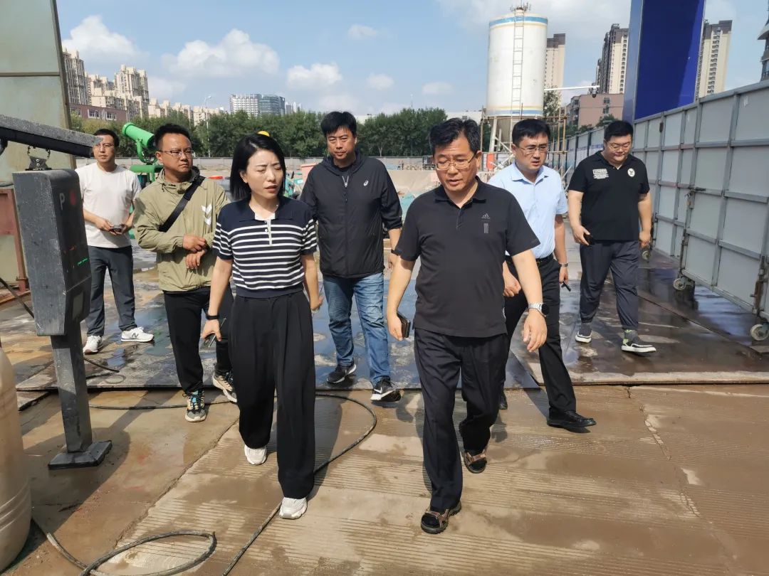 区委书记卢晓东到嘉和广场项目进行现场调度_澎湃号·政务_澎湃新闻