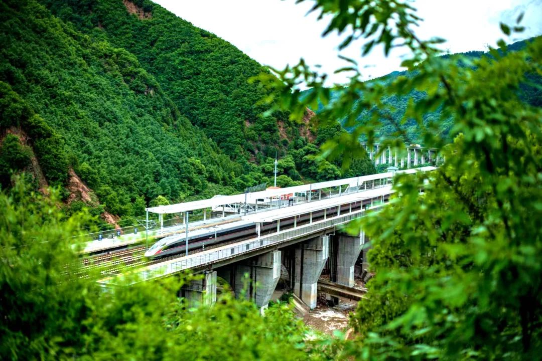 铁道风景线夏日铁路沿线风景如画