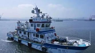 中国首艘数字孪生科研试验船“海豚1”下海首航