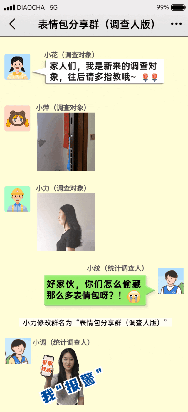 那些年,被调查对象"偷走"的表情包.