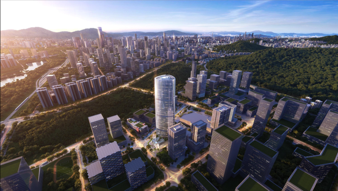 重磅丨首个落地的总部大厦，今天封顶！深圳这片区将崛起总部新城