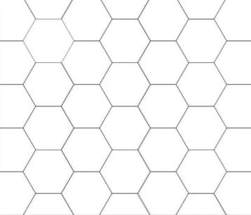 如若再略加思考,我们还可以发现正六边形同样可以密铺平面