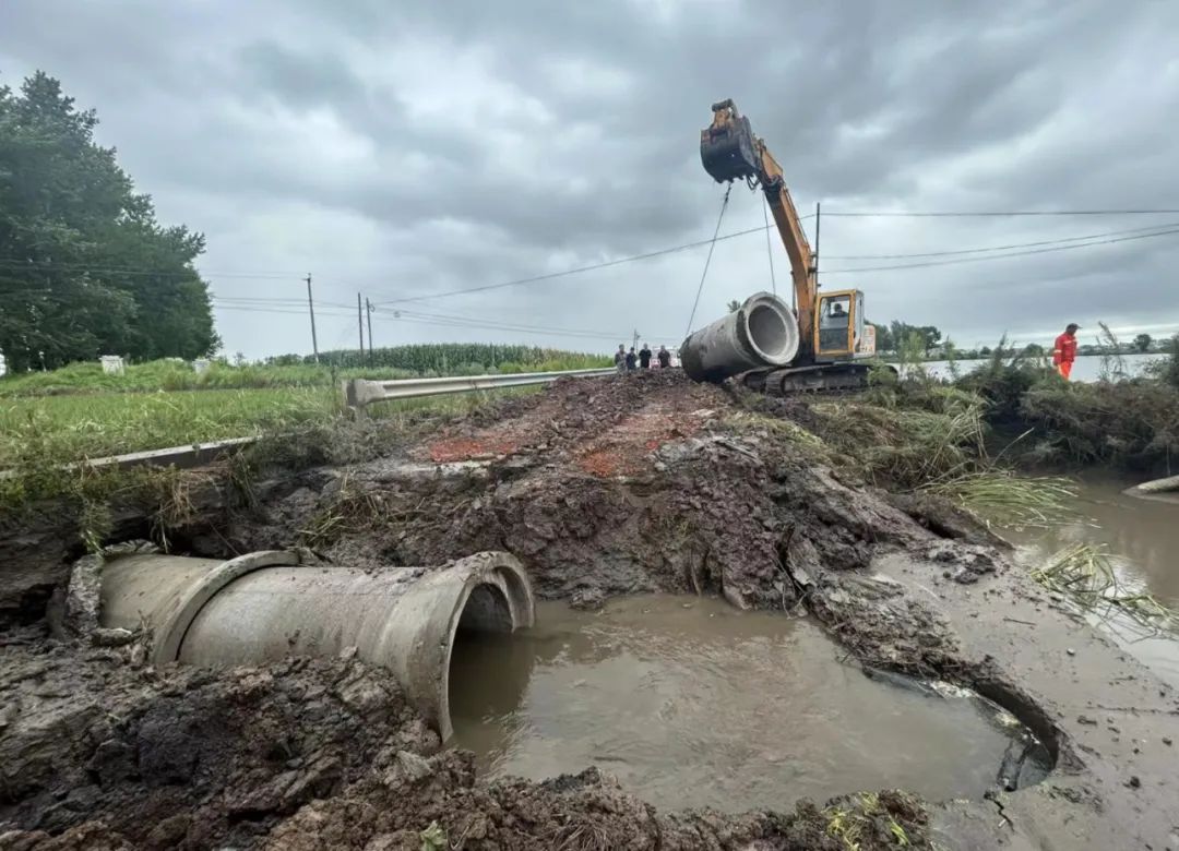 【迎战洪水】67双城11条过水路面恢复交通,6个水毁涵洞全部抢修完毕