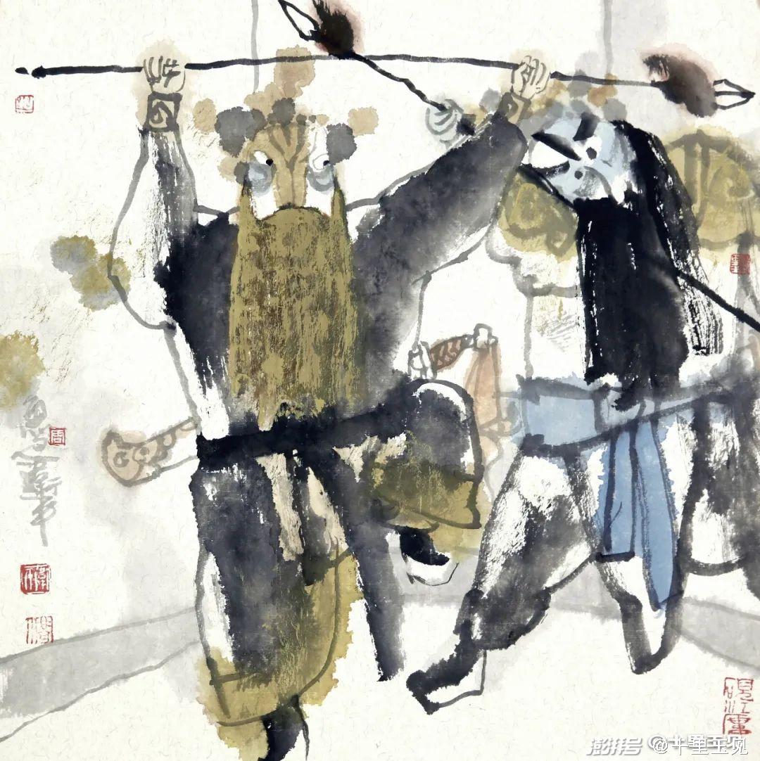 戏曲人物画家周卫平:用水墨演一场老外都爱的好戏