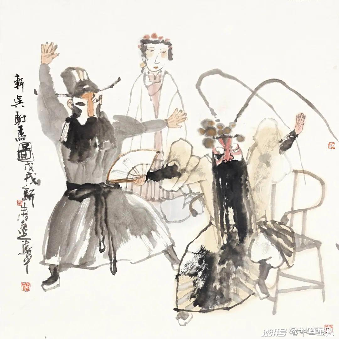 戏曲人物画家周卫平:用水墨演一场老外都爱的好戏