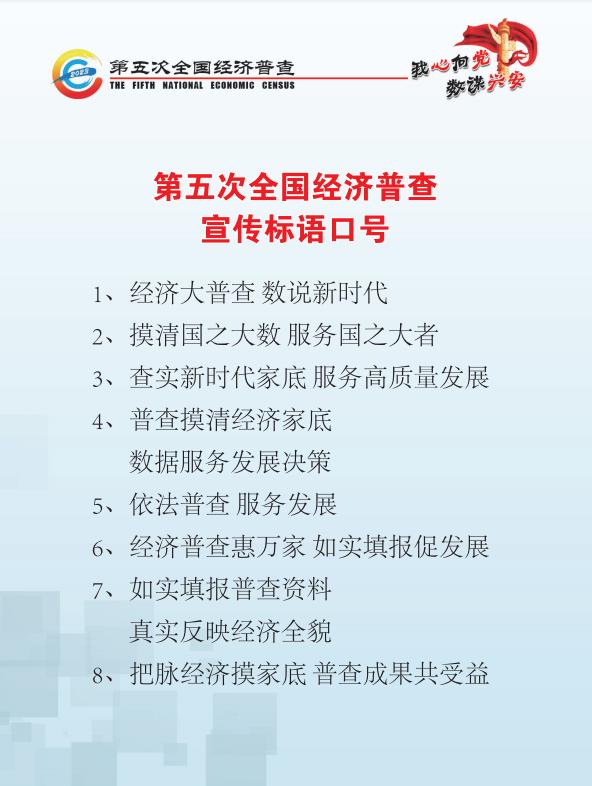 第五次全国经济普查宣传标语口号_澎湃号·政务_澎湃新闻-the paper