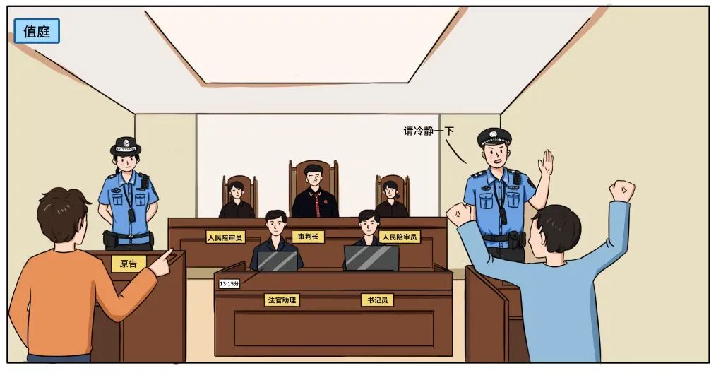 扰乱法庭秩序,法律不答应!