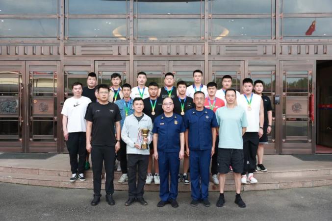 吉林市消防救援支队在吉林省JLBA男子篮球联赛中取得季军