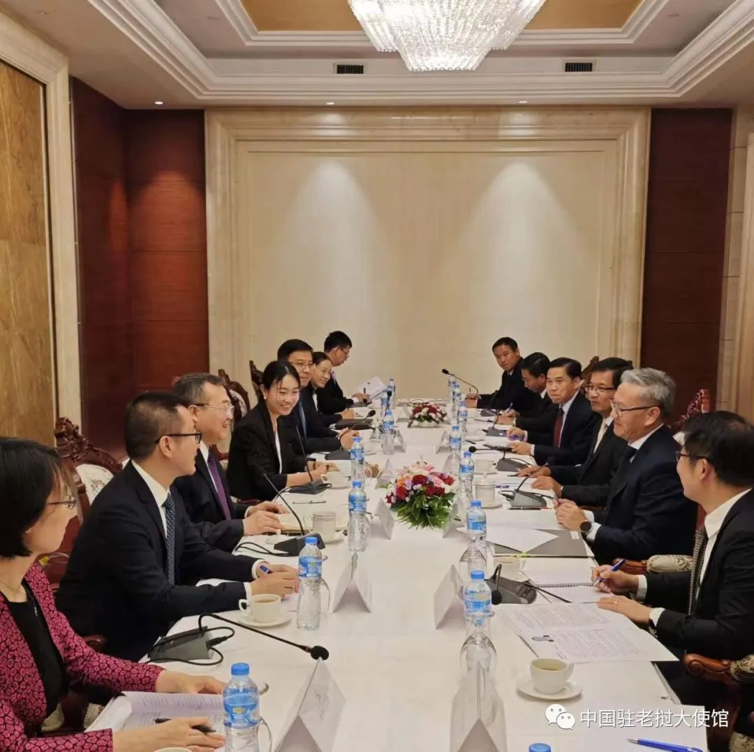 刘建超同老挝人革党中联部部长通沙万举行会谈_澎湃号·政务_澎湃新闻-The Paper