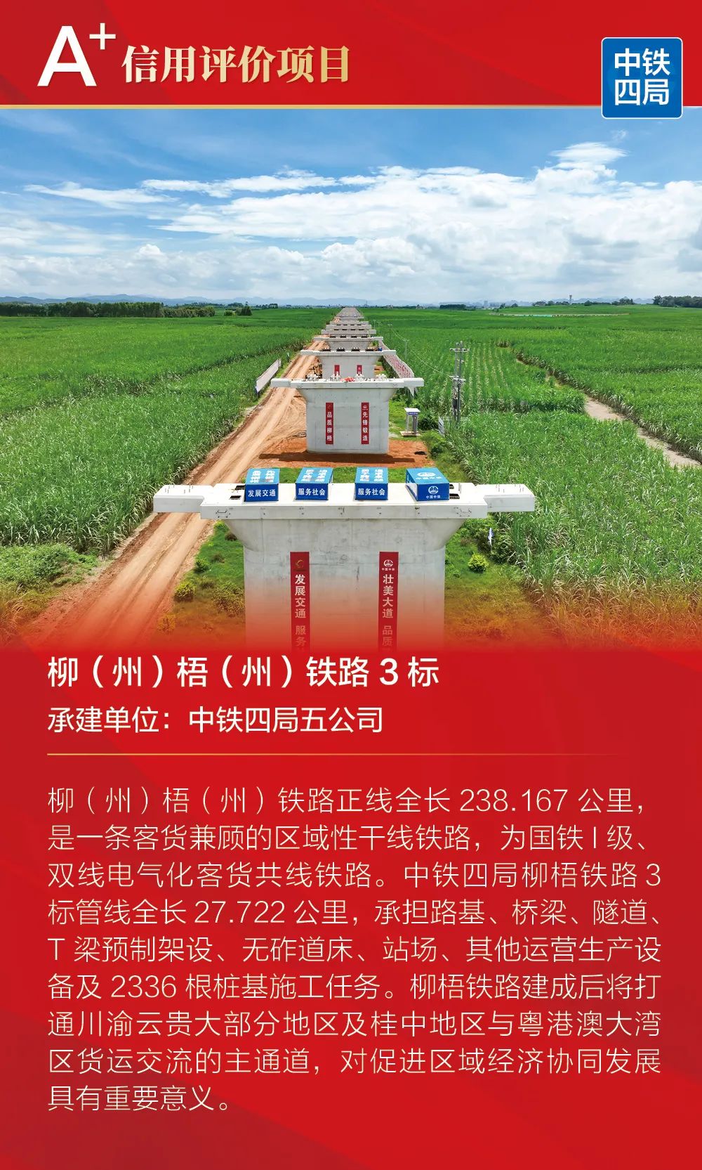 持续领跑!中铁四局第33次获评铁路信用评价A类企业_澎湃号·政务_澎湃新闻-The Paper