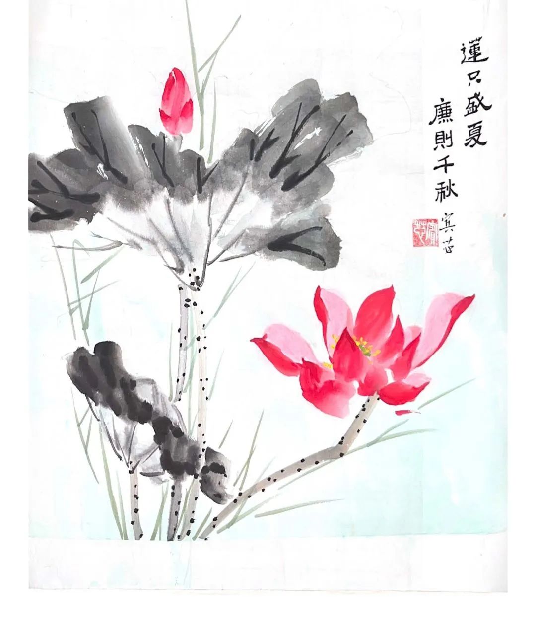 作者:徐汇区司法局尤诗瑾国画作品:幽谷清风淡淡香作者:徐汇区司法局