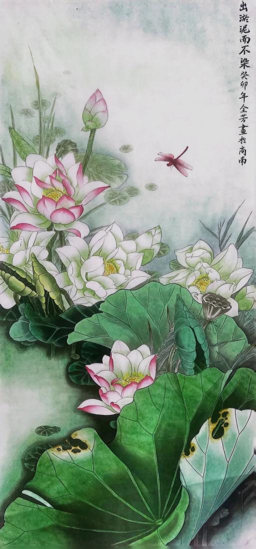赵妮《兰草》▲齐秀丽《君子之道》▲王小宇《清风故园》▲周垚