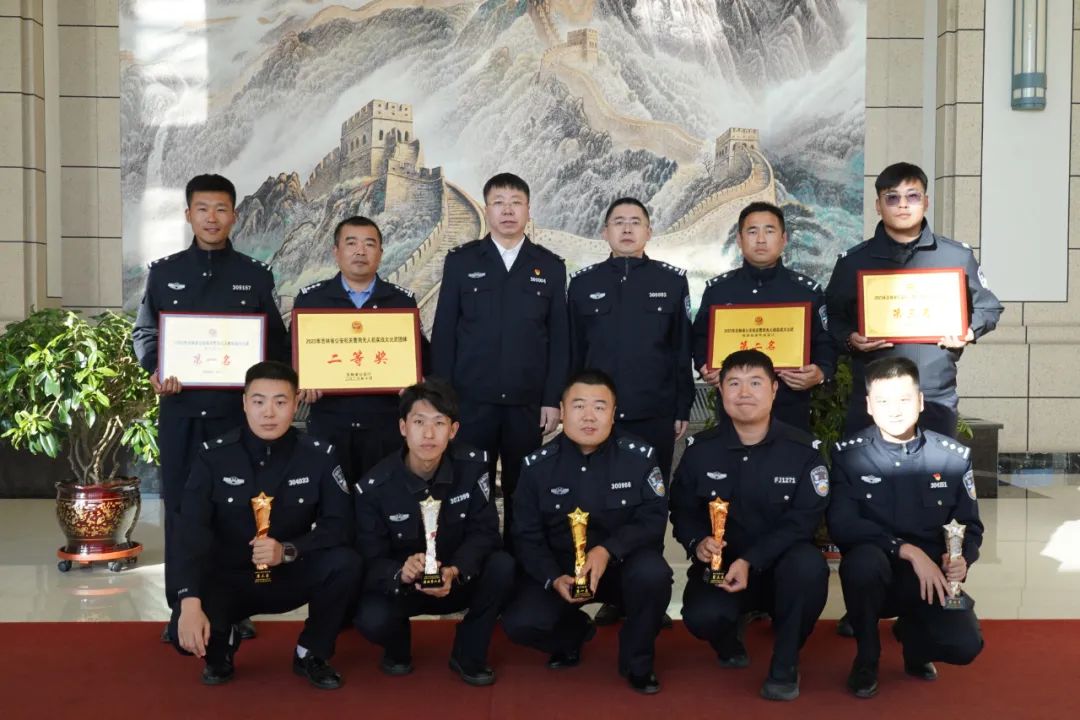 四平公安代表队在2023年全省公安机关警用无人机实战