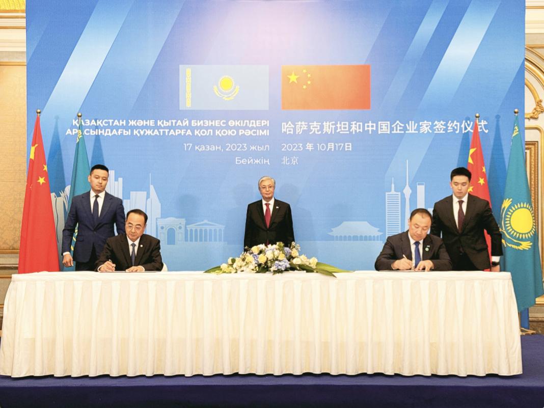 孙永才拜会哈萨克斯坦总统托卡耶夫