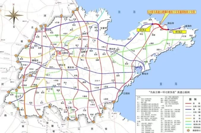 段改扩建工程是国家和山东省高速公路网的重要组成部分,路线全长61