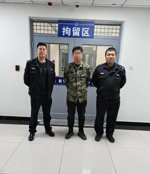 嘴馋盗窃榛子,大孤山派出所民警抓获一名损贼