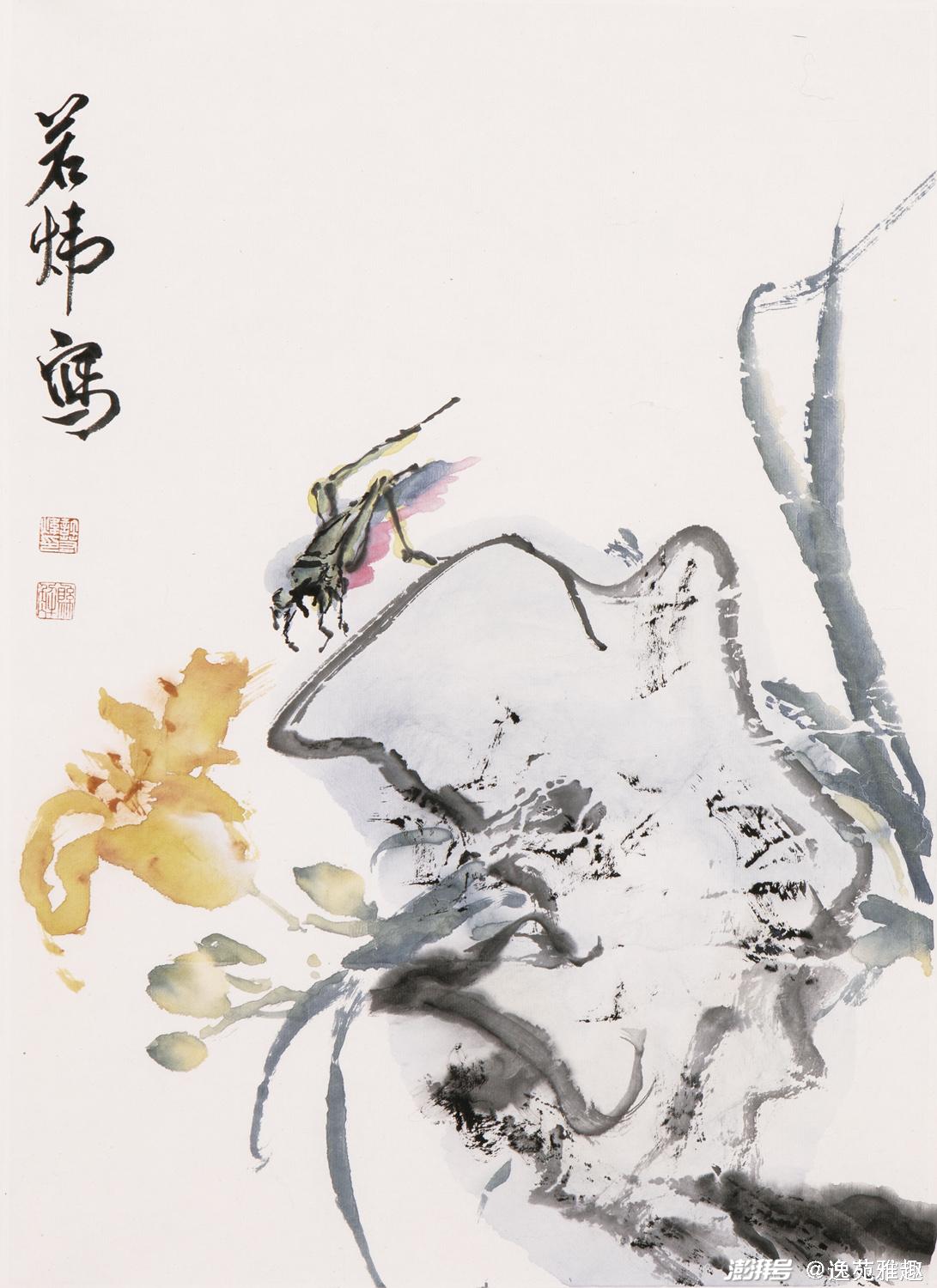 水墨画中的诗意与烟火:许若炜带你走进水墨生活_澎湃号·湃客_澎湃新闻-The Paper
