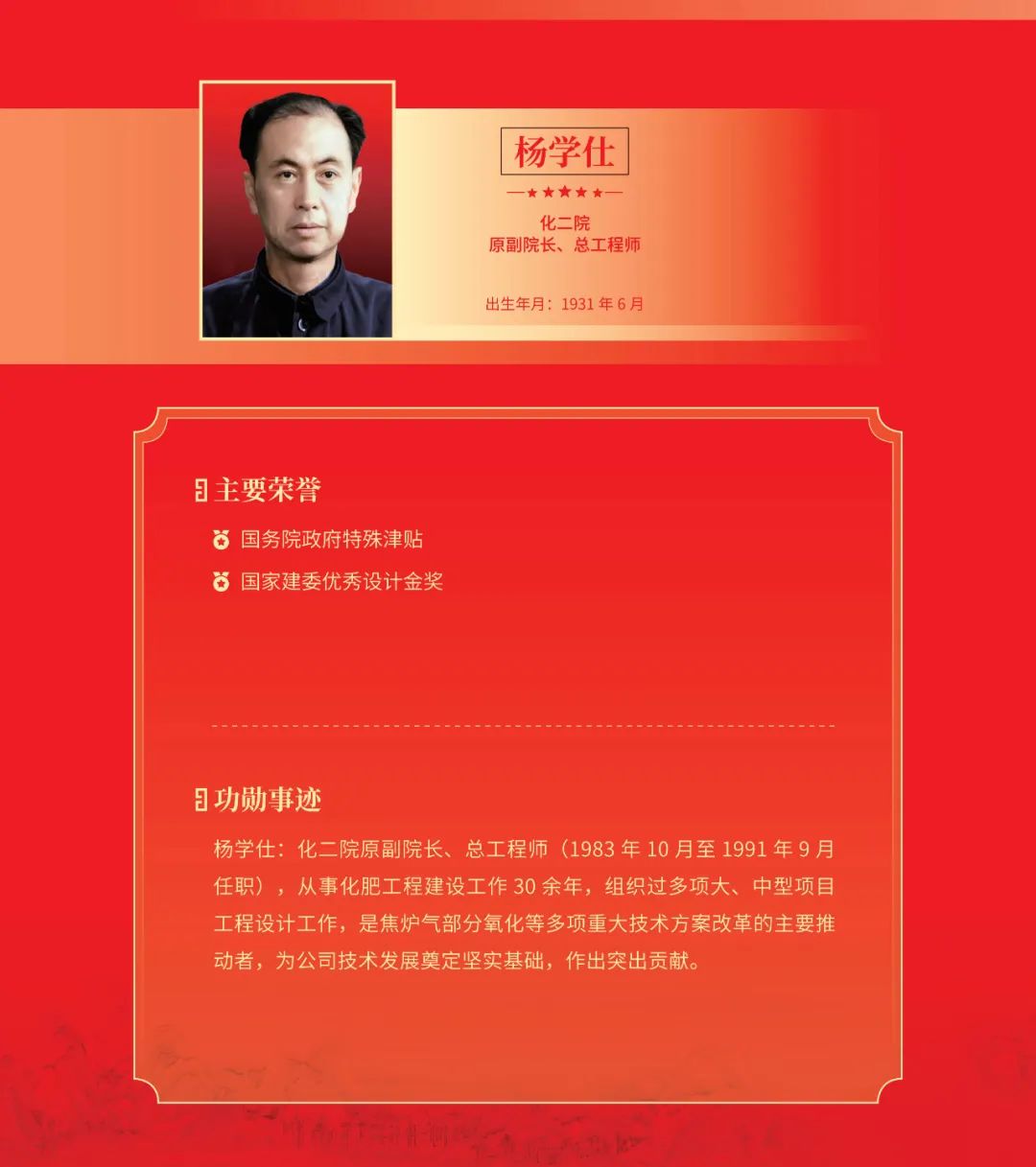 砥砺奋进七十载 跨越发展创一流|中国化学系列表彰一：功勋七十人②