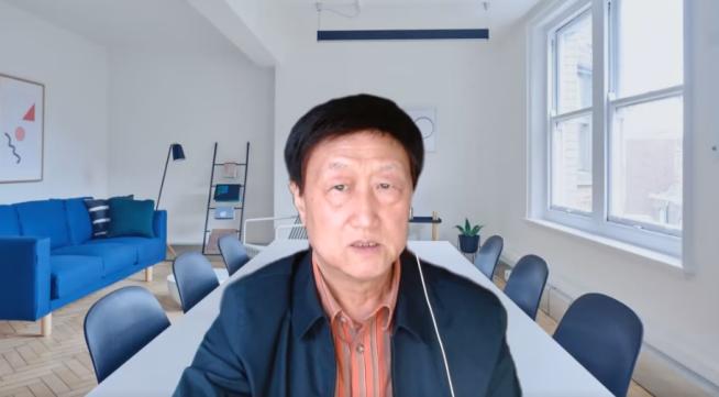 中国风景园林学会副理事长贾建中,副秘书长付彦荣,中国风景园林学会