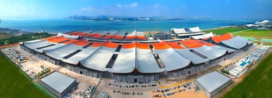 "蓝海大厝,九天白鹭" 厦门新会展中心-展览中心交付使用丨塑强房建