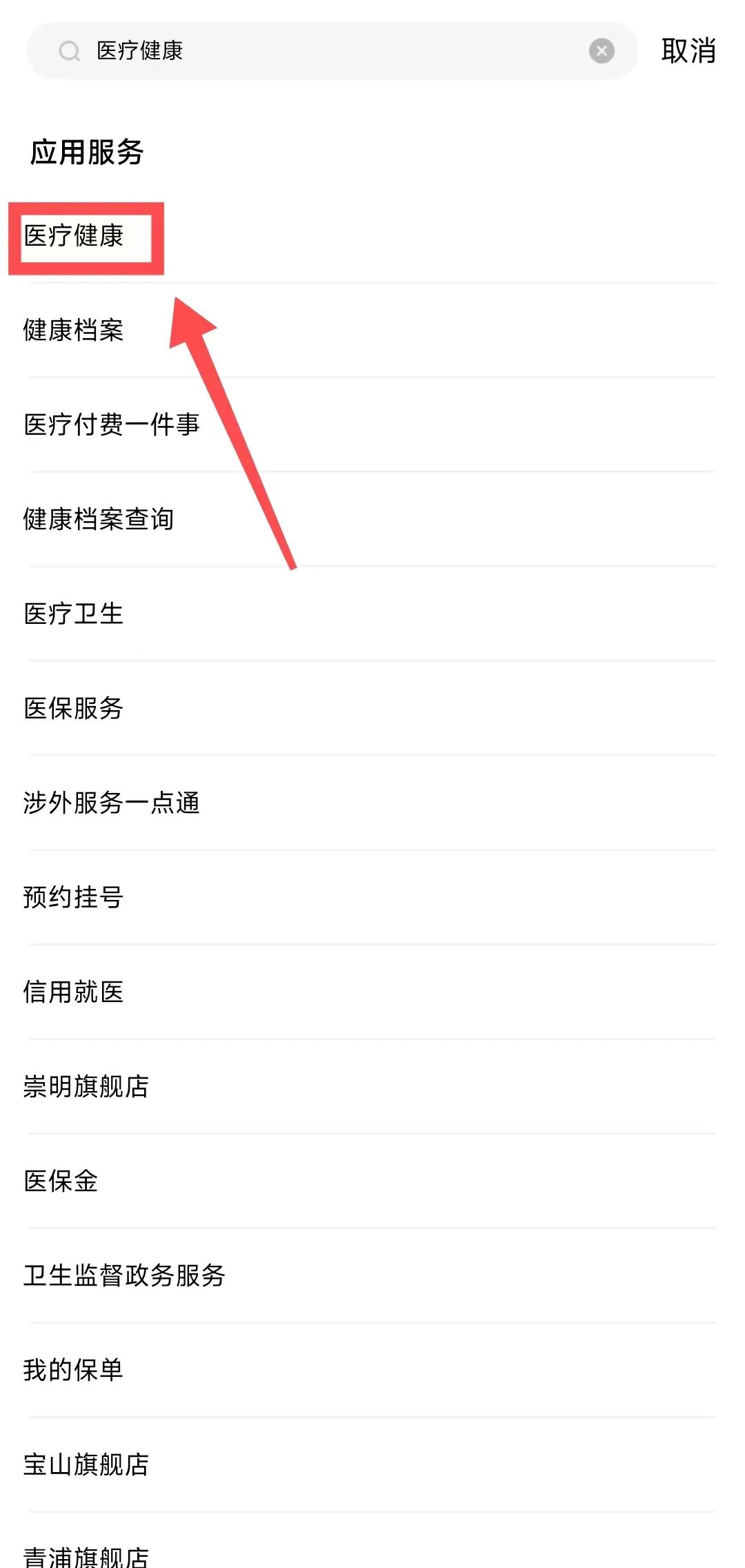 电子病历卡:点击进入【电子病历卡】服务,即可查看你的医保电子记录册