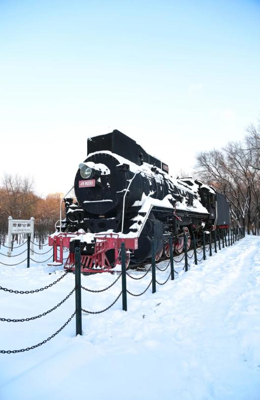 大连劳动公园冰雪世界图片