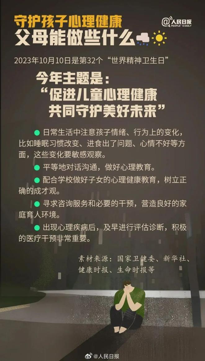 平安建设宣传月 || 共同关注青少年心理健康!