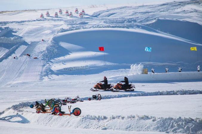 黄河公园滑雪场图片