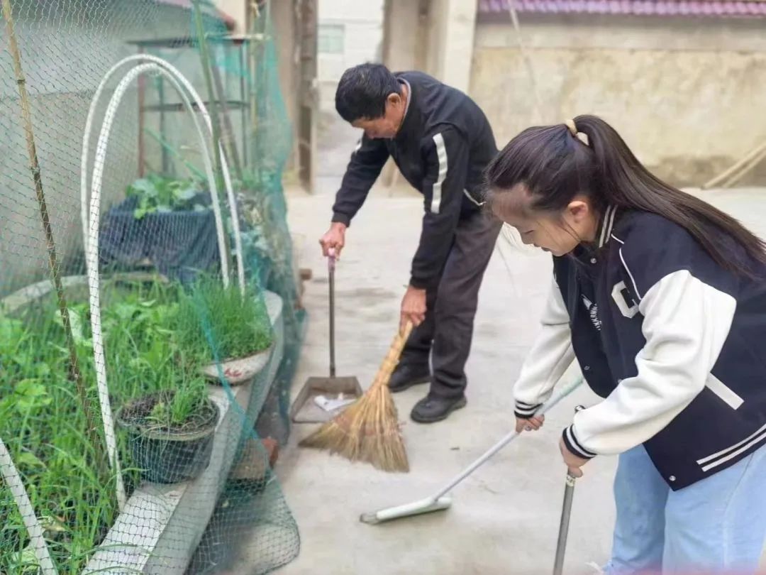 争做美丽庭院小能手图片