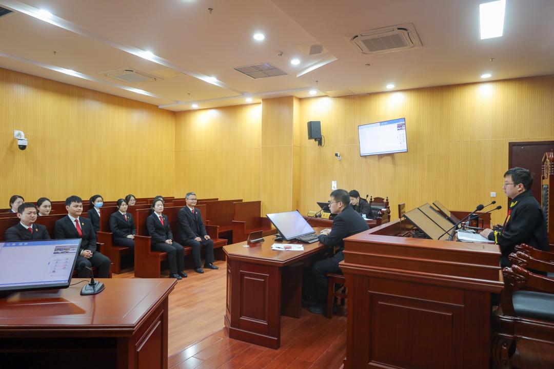 庭审现场 | 余江法院组织青年干警现场观摩庭审_澎湃号·政务_澎湃