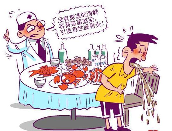 常见食物2:(生腌海鲜)生食海鲜,海鲜烹饪时未烧熟煮透,熟食制品因保存