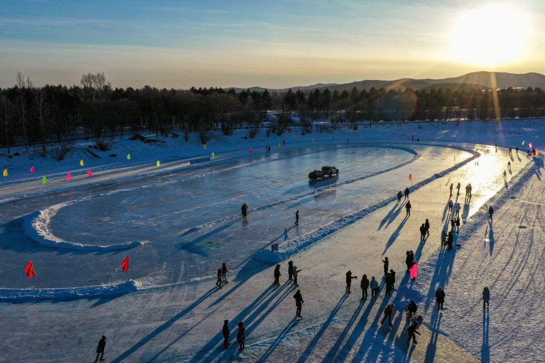 长春南湖滑雪场图片