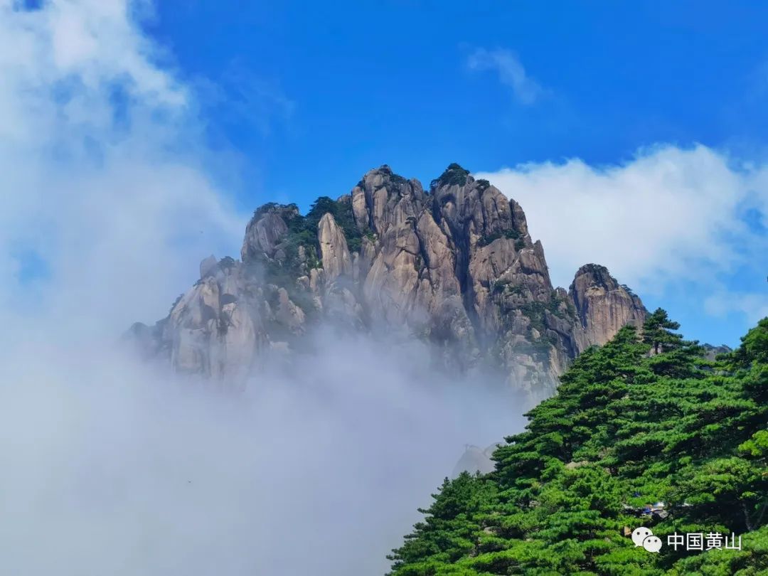 黄山图片高清莲花峰图片