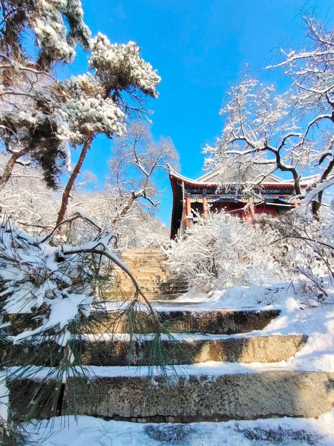 吉林雪景图片 北山图片