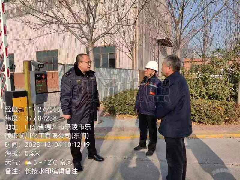 樂陵分局組織全局幹部職工分赴全市企業進行全覆蓋檢查,對全市13家