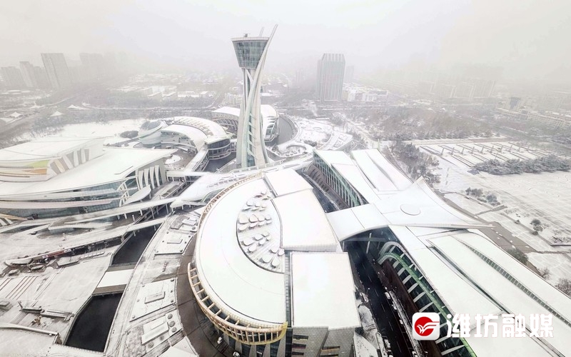 潍坊雪景图片