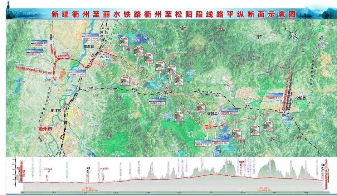 衢州至麗水鐵路西起衢州,東接麗水,連接杭衢鐵路,衢寧鐵路,金麗溫鐵路